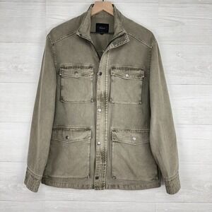 RAILS Mens Porter Field Utility Jacket Size Small in Sage Green Pockets Full Zip